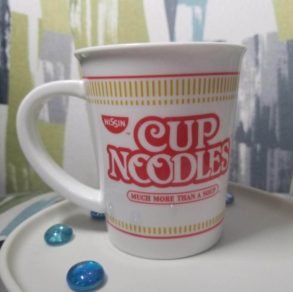 Nissin Cup Noodles 16 Oz Ceramic Mug Official Licensed Instant Noodles Cup